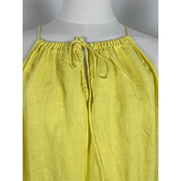 J. CREW Yellow Linen Sundress (Womens Size: Medium) - Picture 2 of 11